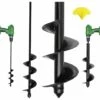 JOORRT Foret Hélicoïdal De Jardinage - Arbre Robuste En Forme De Spirale - Pour Perceuse Sans Fil - Idéal Pour Creuser Des Trous - (9 X 40 Cm/4 X 42 Cm)
