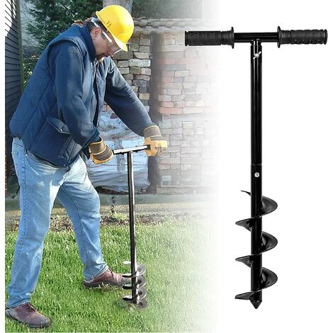 JOORRT Mèche Jardin Tarière Tarière Manuelle De JardinTarière Hélicoïdale Avec PoignéeGants Outil De Jardinage Pour Faire Trou Planter Des ArbresArbustesCulture Profonde Fleurs Bulbes Miniatures 1 JOORRT Mèche Jardin Tarière Tarière Manuelle De JardinTarière Hélicoïdale Avec PoignéeGants Outil De Jardinage Pour Faire Trou Planter Des ArbresArbustesCulture Profonde Fleurs Bulbes Miniatures