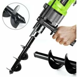 JOORRT Foret De Jardin En Acier Perceuse De Jardin Perceuse à Fleurs De Jardin Foret De Jardin En Spirale Mèche Jardin Tarière Tariere Perceuse Pour Planteur Rapide Planteur D'Arbres Noir 9 JOORRT Foret De Jardin En Acier Perceuse De Jardin Perceuse à Fleurs De Jardin Foret De Jardin En Spirale Mèche Jardin Tarière Tariere Perceuse Pour Planteur Rapide Planteur D'Arbres Noir -Tarière motorisée Soldes 59171163 5