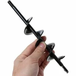 JOORRT Jardin Foreuse 5 Pcs Tige Hexagonale Acier Inoxydable Tariere Thermique Garden Outil De Plantation Pratique Pour Fleur Planter Des Arbres Arbustes 4x22/5x22cm -Tarière motorisée Soldes 59171166 3