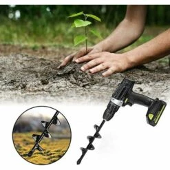 JOORRT Jardin Foreuse 5 Pcs Tige Hexagonale Acier Inoxydable Tariere Thermique Garden Outil De Plantation Pratique Pour Fleur Planter Des Arbres Arbustes 4x22/5x22cm -Tarière motorisée Soldes 59171166 4