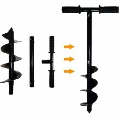 JOORRT Ensemble De Forets De Tarière De Jardin Tarière De Terre Avec Poignée Antidérapante Tarière De Jardin Perceuse En Spirale Poteau De Clôture Rapide Avec Mobilier De Jardin(10 X 60 Cm) 8 JOORRT Ensemble De Forets De Tarière De Jardin Tarière De Terre Avec Poignée Antidérapante Tarière De Jardin Perceuse En Spirale Poteau De Clôture Rapide Avec Mobilier De Jardin(10 X 60 Cm) -Tarière motorisée Soldes 59171167 4