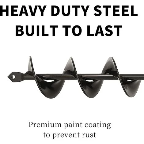 JOORRT Foret Hélicoïdal De Jardinage - 4x42 Cm - Pour Perceuse Sans Fil - Avec Arbre Robuste - Idéal Pour Installer Des Plantes Cultiver Des Oignons De Pot De Fleurs Et Creuser Des Trous 3 JOORRT Foret Hélicoïdal De Jardinage - 4x42 Cm - Pour Perceuse Sans Fil - Avec Arbre Robuste - Idéal Pour Installer Des Plantes Cultiver Des Oignons De Pot De Fleurs Et Creuser Des Trous – Image 3