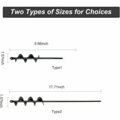 LUCKY-88 Foret Hélicoïdal à Vis (diamètre 4cm X Longueur 22cm) 8 LUCKY-88 Foret Hélicoïdal à Vis (diamètre 4cm X Longueur 22cm) -Tarière motorisée Soldes 59293347 4