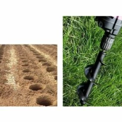 CATHERINE Mèche Tarière Pour Perceuse, Jardin Foreuse 8*30CM+ Gants, Jardin Tarière Pour Perceuse électrique -Tarière motorisée Soldes 59463393 4