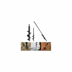 DECKON Jardin Tarière Pour Perceuse Sans FilLongueur Gants Jardinage Foreuse De Jardin En Spirale Tarière Mèche Thermique-Outil De Plantation Pratique Des ArbresArbustes Culture -Tarière motorisée Soldes 59498676 5