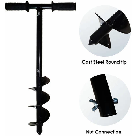 GroupM Perceuse Au Sol à Tarière Manuelle De Jardin 3 GroupM Perceuse Au Sol à Tarière Manuelle De Jardin – Image 3