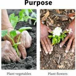 GALOZZOIT Jardin Foreuse, Tige Hexagonale Acier Inoxydable, Tariere Thermique, Creuser Des Trous Cultiver En Profondeur, Outil De Plantation Pratique Pour Fleur Planter Des Arbres Arbustes (Dia:4cm L: 22cm) -Tarière motorisée Soldes 59667348 4