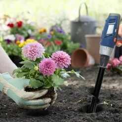 GALOZZOIT Jardin Foreuse, Tige Hexagonale Acier Inoxydable, Tariere Thermique, Creuser Des Trous Cultiver En Profondeur, Outil De Plantation Pratique Pour Fleur Planter Des Arbres Arbustes (Dia: 8cm L: 30cm) -Tarière motorisée Soldes 59667366 3