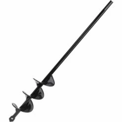 DECKON Mèche Jardin Tarière, Perceuse à Spirale, Outil De Plantation Pratique, Creuser Des Trous Cultiver En Profondeur, Foret Planteuse De Perçage à Arbre Hex Bulbe à Fleurs (Ø 46×370mm)