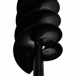 INLIFE Tarière De Sol Avec Mèche De Tarière Spirales 100 Mm Acier Noir -Tarière motorisée Soldes 59848908 5