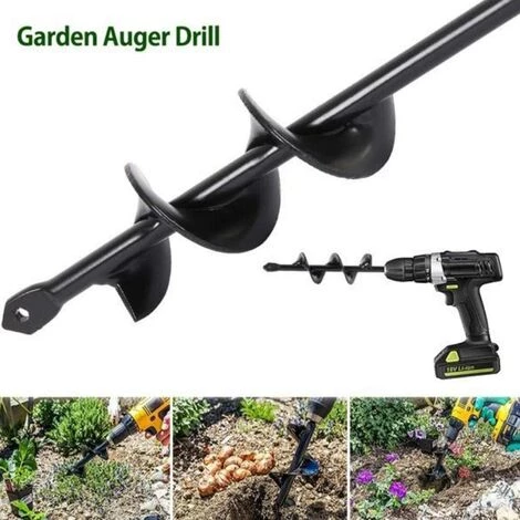 LangRay Tarière De Jardin, Tarière De Jardin, Tarière Hélico?dale Tarière électrique Tarière électrique, Foret Hélico?dal Pour Jardin, Outil Pratique Pour Plantes (220 * 40mm) 3 LangRay Tarière De Jardin, Tarière De Jardin, Tarière Hélico?dale Tarière électrique Tarière électrique, Foret Hélico?dal Pour Jardin, Outil Pratique Pour Plantes (220 * 40mm) – Image 3
