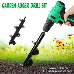 LangRay Tarière De Jardin, Tarière De Jardin, Tarière Hélico?dale Tarière électrique Tarière électrique, Foret Hélico?dal Pour Jardin, Outil Pratique Pour Plantes (220 * 40mm) 8 LangRay Tarière De Jardin, Tarière De Jardin, Tarière Hélico?dale Tarière électrique Tarière électrique, Foret Hélico?dal Pour Jardin, Outil Pratique Pour Plantes (220 * 40mm) -Tarière motorisée Soldes 59916165 4