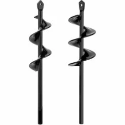 NAXUNNN 4 X 22 Cm, 5 X 22 Cm Foret à Vis Foret De Jardin Vis Sans Fin Pour Plante Foreuse