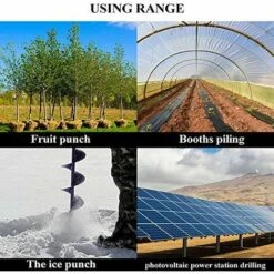 BENOBBY KIDS Mèche Jardin Tarière Ø80 Ø40 + Gants Bêche-Tarières De Jardinage Forets De Jardin En Spirale Mèche Thermique Outil De Plantation Pour Faire Trous Terre De Poteaux 8 BENOBBY KIDS Mèche Jardin Tarière Ø80 Ø40 + Gants Bêche-Tarières De Jardinage Forets De Jardin En Spirale Mèche Thermique Outil De Plantation Pour Faire Trous Terre De Poteaux -Tarière motorisée Soldes 60417238 4