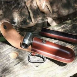 NAXUNNN Perceuse à Main Pour Le Travail Du Bois, Perceuse De Survie Manuel Avec étui En Cuir, (Brun) -Tarière motorisée Soldes 60506013 3