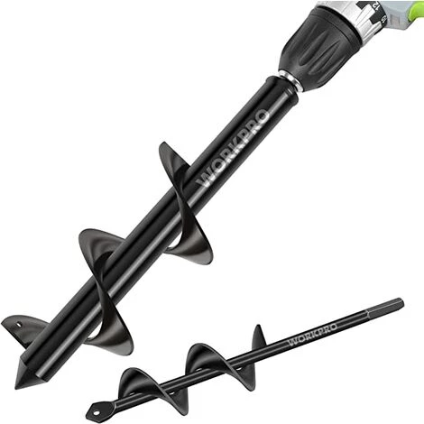 PREMIER Vis Perceuse électrique à Main, Mèche De Tarière De Jardin, Adaptée à La Plantation De Fleurs Pour Ameublir Le Sol Et Creuser Des Trous, 2 PCS De Diamètre 80mm Et 40 Mm Apportez Une Paire De Gants 1 PREMIER Vis Perceuse électrique à Main, Mèche De Tarière De Jardin, Adaptée à La Plantation De Fleurs Pour Ameublir Le Sol Et Creuser Des Trous, 2 PCS De Diamètre 80mm Et 40 Mm Apportez Une Paire De Gants