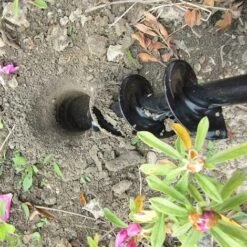 HEGUYEY Lot De 2 Forets Hélicoïdaux De Jardinage - 8 X 30 Cm Et 4 X 22 Cm - Manuels - Pour Installer Des Plantes, Cultiver, Creuser Des Trous -Tarière motorisée Soldes 60657438 4