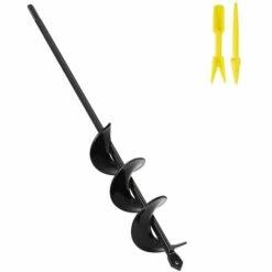 BAICCCF Mèche Pour Tarière Ensemble De Forets En Spirale Pour Tarière De Jardin 4 Cm X 22 Cm