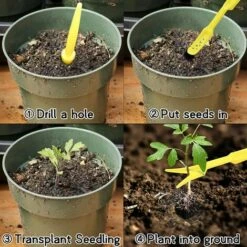 BAICCCF Mèche Pour Tarière Ensemble De Forets En Spirale Pour Tarière De Jardin 4 Cm X 22 Cm -Tarière motorisée Soldes 60740112 4