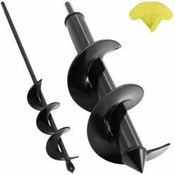 BAICCCF Mèche Pour Tarière Ensemble De Forets En Spirale Pour Tarière De Jardin 8 Cm X 30 Cm Et 4 Cm X 22 Cm