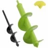 BAICCCF Mèche Pour Tarière Lot De 2 Forets De Tarière De Jardin Pour La Plantation 8 Cm X30 Cm Et 4cmx 22cm Foret En Spirale Robuste Tout-en-un Pour La Plantation De Plantes à Bulbe Foret Pour Perceuse Hexagonale 3/8"