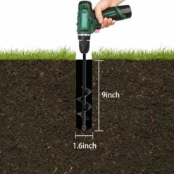 BAICCCF Mèche Pour Tarière,planteur Rapide De Greffe De Plantes, Foret En Spirale Pour Bulbes,tulipes,fleurs D'iris, Compostage De Fleurs, Parapluie,perceuse Hexagonale 3/8" (4 Cm X 22 Cm Et 50 étiquettes) 8 BAICCCF Mèche Pour Tarière,planteur Rapide De Greffe De Plantes, Foret En Spirale Pour Bulbes,tulipes,fleurs D'iris, Compostage De Fleurs, Parapluie,perceuse Hexagonale 3/8" (4 Cm X 22 Cm Et 50 étiquettes) -Tarière motorisée Soldes 60740125 4
