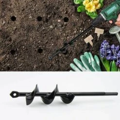 BAICCCF Mèche Pour Tarière,planteur Rapide De Greffe De Plantes, Foret En Spirale Pour Bulbes,tulipes,fleurs D'iris, Compostage De Fleurs, Parapluie,perceuse Hexagonale 3/8" (4 Cm X 22 Cm Et 50 étiquettes) 9 BAICCCF Mèche Pour Tarière,planteur Rapide De Greffe De Plantes, Foret En Spirale Pour Bulbes,tulipes,fleurs D'iris, Compostage De Fleurs, Parapluie,perceuse Hexagonale 3/8" (4 Cm X 22 Cm Et 50 étiquettes) -Tarière motorisée Soldes 60740125 5