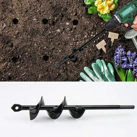 BAICCCF Mèche Pour Tarière,planteur Rapide De Greffe De Plantes, Foret En Spirale Pour Bulbes,tulipes,fleurs D'iris, Compostage De Fleurs, Parapluie,perceuse Hexagonale 3/8" (4 Cm X 22 Cm Et 50 étiquettes) 5 BAICCCF Mèche Pour Tarière,planteur Rapide De Greffe De Plantes, Foret En Spirale Pour Bulbes,tulipes,fleurs D'iris, Compostage De Fleurs, Parapluie,perceuse Hexagonale 3/8" (4 Cm X 22 Cm Et 50 étiquettes) – Image 5