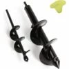 BAICCCF Mèche Pour Tarière 4CMx22CM& 8CMx30CM Foret En Spirale Pour Tarière De Jardin Rapid Planter For 3/8" Hex Drive Drill -pour Tulipes,iris, Plantes à Massif Et Creuser Des Racines De Mauvaises Herbes