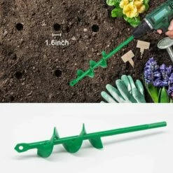 BAICCCF Mèche Pour Tarière, Outil De Planteur D'ampoules, Planteur Rapide De Plantes, Tarière De 4 Cm X 22 Cm Pour Bulbes, Tulipes, Fleurs D'iris, Compostage De Parapluie, Perceuse Hexagonale 3/8" 9 BAICCCF Mèche Pour Tarière, Outil De Planteur D'ampoules, Planteur Rapide De Plantes, Tarière De 4 Cm X 22 Cm Pour Bulbes, Tulipes, Fleurs D'iris, Compostage De Parapluie, Perceuse Hexagonale 3/8" -Tarière motorisée Soldes 60740128 5