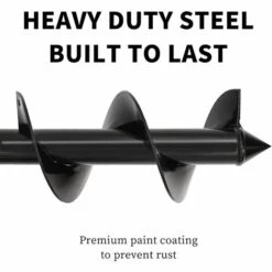 BAICCCF Mèche Pour Tarière 8 Cm X 30 Cm Foret à Spirale Pour Jardinière Rapide Pour Perceuse à Entraînement Hexagonal De 3/8" - Pour Tulipes, Iris, Plantes à Massif Et Creuser Des Racines De Mauvaises Herbes -Tarière motorisée Soldes 60740483 3