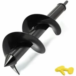 BAICCCF Mèche Pour Tarière 10 Cm X 30 Cm Pour Plantes De Jardin, Bulbes De Fleurs, Tarière En Spirale, Perceuse Rapide Pour Planteur De Terre, Tarière Ou Perceuse à Trou De Parapluie Pour Perceuse à Entraînement Hexagonal De 3/8".