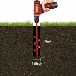 BAICCCF Mèche Pour Tarière, Planteur Rapide De Greffe De Plantes, Foret En Spirale Pour Bulbes,tulipes,fleurs D'iris,compostage De Fleurs, Parapluie, Perceuse Hexagonale 3/8" (4 Cm X 22 Cm Et 50 étiquettes) 8 BAICCCF Mèche Pour Tarière, Planteur Rapide De Greffe De Plantes, Foret En Spirale Pour Bulbes,tulipes,fleurs D'iris,compostage De Fleurs, Parapluie, Perceuse Hexagonale 3/8" (4 Cm X 22 Cm Et 50 étiquettes) -Tarière motorisée Soldes 60740490 4