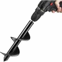 BAICCCF Mèche Pour Tarière 8 Cm X 30 Cm, Jardinière Rapide Pour Planter Des Bulbes De Fleurs Et De La Literie.