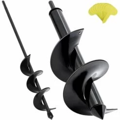 BAICCCF Mèche Pour Tarière Ensemble De Forets En Spirale Pour Tarière De Jardin 10 Cm X 30 Cm Et 4 Cm X 22 Cm