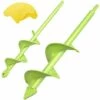 BAICCCF Mèche Pour Tarière, 2 PCS 8CMx30CM Et 4CMx22CM Foret En Spirale Pour Tarière De Jardin Pour Perceuse De Trou De Plantation, Tarière De Jardinière, Perceuse De Jardin Creusant Des Trous De Clôture - Tarière Pour Perceuse à Entraînement Hexagonal De 3/8".