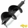 BAICCCF Mèche Pour Tarière10 Cm X 30 Cm Plante De Jardin Fleur Bulbe Tarière Spirale Perceuse Rapide Planteur Terre Tarière Bit Poteau Ou Parapluie Trou Digger Pour 3/8" Hex Drive Drill