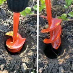 BAICCCF Mèche Pour Tarière 8 Cm X 30 Cm Pour Planter Un Foret En Spirale à Double Lame à Arbre Solide Pour La Plantation De Plantes à Bulbe -Tarière motorisée Soldes 60740772 4