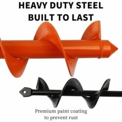 BAICCCF Mèche Pour Tarière 4CMx22CM& 8CMx30CM Foret En Spirale Pour Tarière De Jardin Rapid Planter For 3/8" Hex Drive Drill - Pour Tulipes, Iris,plantes à Massif Et Creuser Des Racines De Mauvaises Herbes -Tarière motorisée Soldes 60740776 4