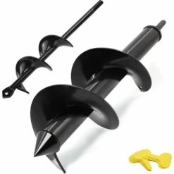 BAICCCF Mèche Pour Tarière Lot De 2 10 Cm X 30 Cm Et 4 Cm X 22 Cm Foret à Spirale Pour La Plantation De Bulbes De Fleurs