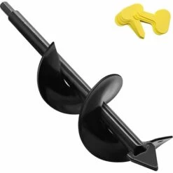 BAICCCF Mèche Pour Tarière 8 Cmx 3 Cm Pour La Plantation D'un Arbre Solide Et D'un Foret Triangulaire Plus Solide Pour La Plantation De Plantes à Bulbe