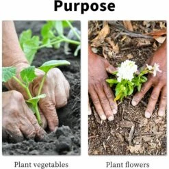 BAICCCF Mèche Pour Tarière 4CMx22CM& 8CMx30CM Foret En Spirale Pour Tarière De Jardin Planteur Rapide Pour Perceuse à Entraînement Hexagonal 3/8" - Pour Tulipes, Iris, Plantes à Massif Et Creuser Des Racines De Mauvaises Herbes -Tarière motorisée Soldes 60740925 5