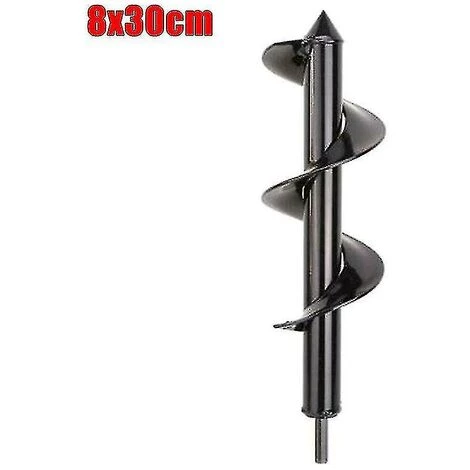 Kueatily (8 Cm X 30 Cm) Perte De Sol Terre Tarière Spirale Foret Ensemble Jardins Creuser Plantations Semis 1 Kueatily (8 Cm X 30 Cm) Perte De Sol Terre Tarière Spirale Foret Ensemble Jardins Creuser Plantations Semis