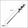 DONTODENT Foret Hélicoïdal De Jardinage - Pour Perceuse Sans Fil - Tige Solide - Idéal Pour Installer Des Plantes, Cultiver Et Creuser Des Trous