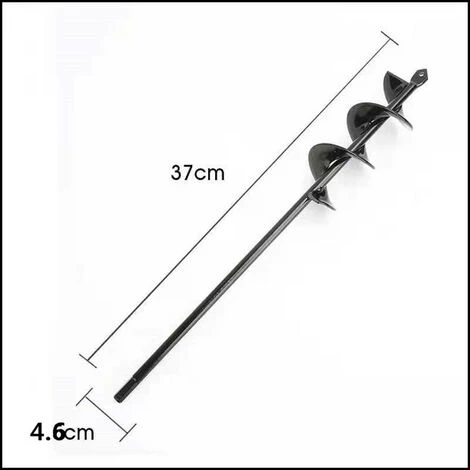 DONTODENT Foret Hélicoïdal De Jardinage - Pour Perceuse Sans Fil - Tige Solide - Idéal Pour Installer Des Plantes, Cultiver Et Creuser Des Trous 1 DONTODENT Foret Hélicoïdal De Jardinage - Pour Perceuse Sans Fil - Tige Solide - Idéal Pour Installer Des Plantes, Cultiver Et Creuser Des Trous