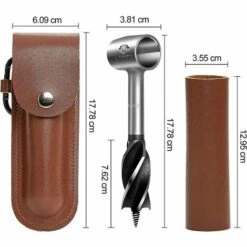 DONTODENT Vis Clé à Tarière à Main, Clé à Tarière à Main, Outil De Survie Outil De Survie, Mèche à Tarière En Bois Scotch Eye -Tarière motorisée Soldes 60964020 4