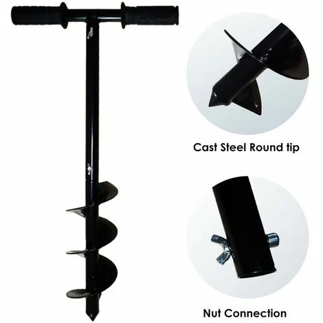 SINCèREETALI Perceuse à Tarière Manuelle Foret De Jardin Perceuse Au Sol 3 SINCèREETALI Perceuse à Tarière Manuelle Foret De Jardin Perceuse Au Sol – Image 3