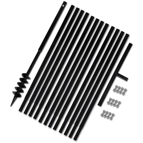 SUPERMARKET Bêche Et Tarière Manuelle 80 Mm Avec Rallonge Mèche Tarière 13 M 1 SUPERMARKET Bêche Et Tarière Manuelle 80 Mm Avec Rallonge Mèche Tarière 13 M