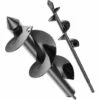8X30 + 4X22 + 1 Paire De Gants 4 Griffes Petite Tige à Vis Lampe De Poche Vis Perceuse De Jardin Pour Le Forage Et La Plantation D'arbres Et D'arbustes,HANBING